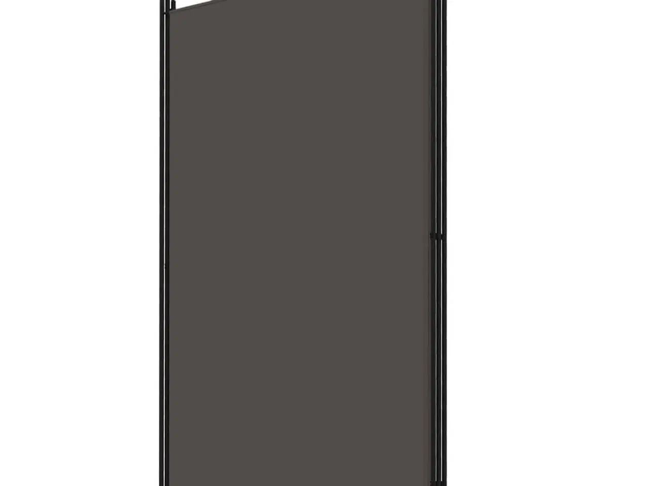 Billede 3 - 3-panels rumdeler 260 x 180 cm antracitgrå