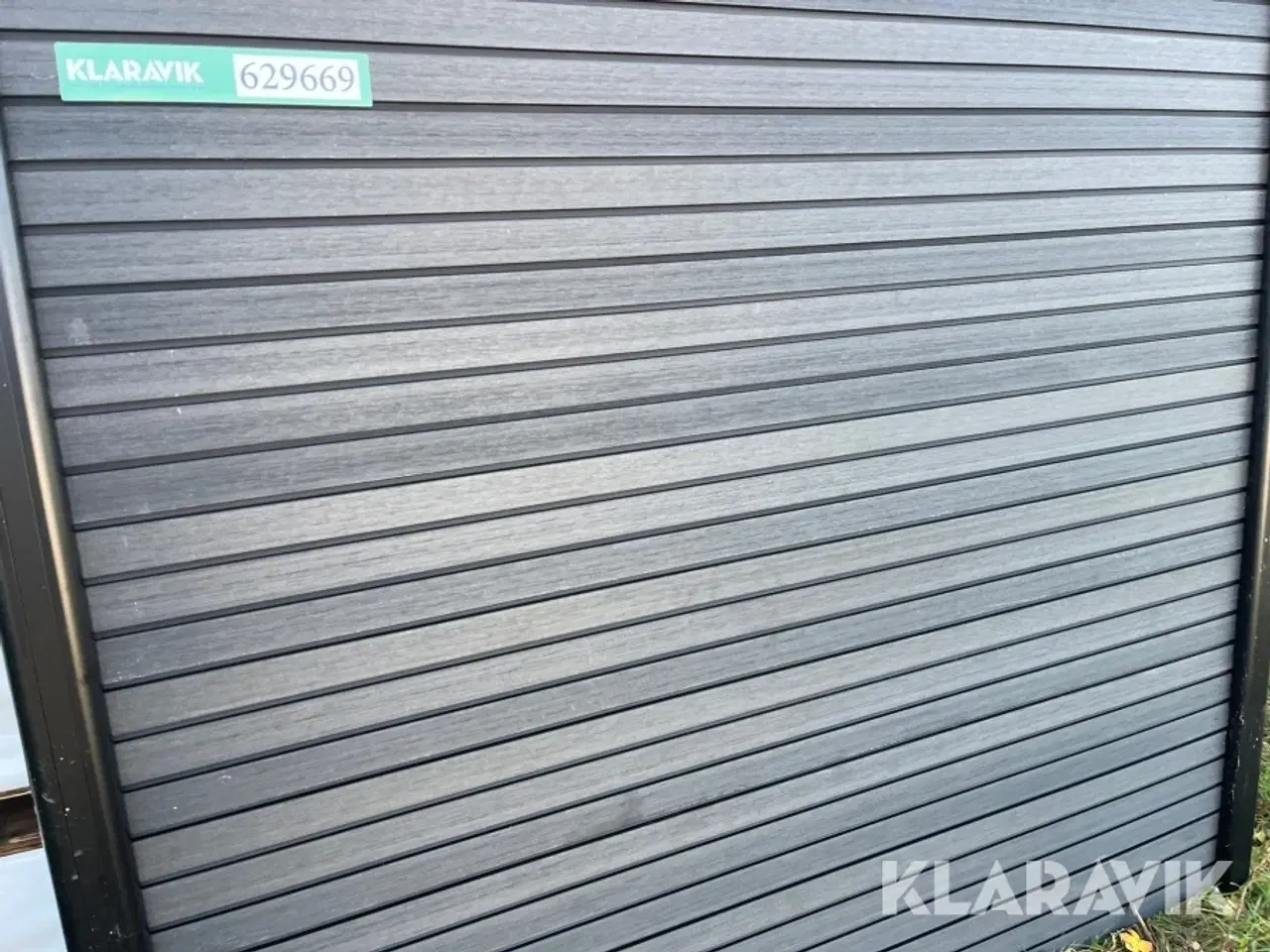 Billede 6 - Komposit hegn Kirkedal Grå/sort 10 fag