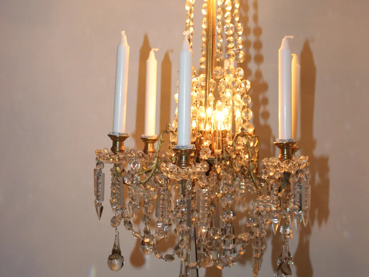 Billede 3 - Prisme/krystal lyskrone