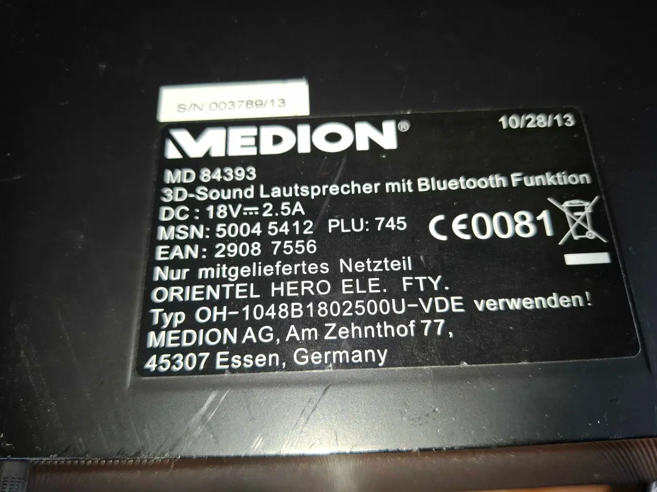 Billede 2 - Medion bluetooth højtaler
