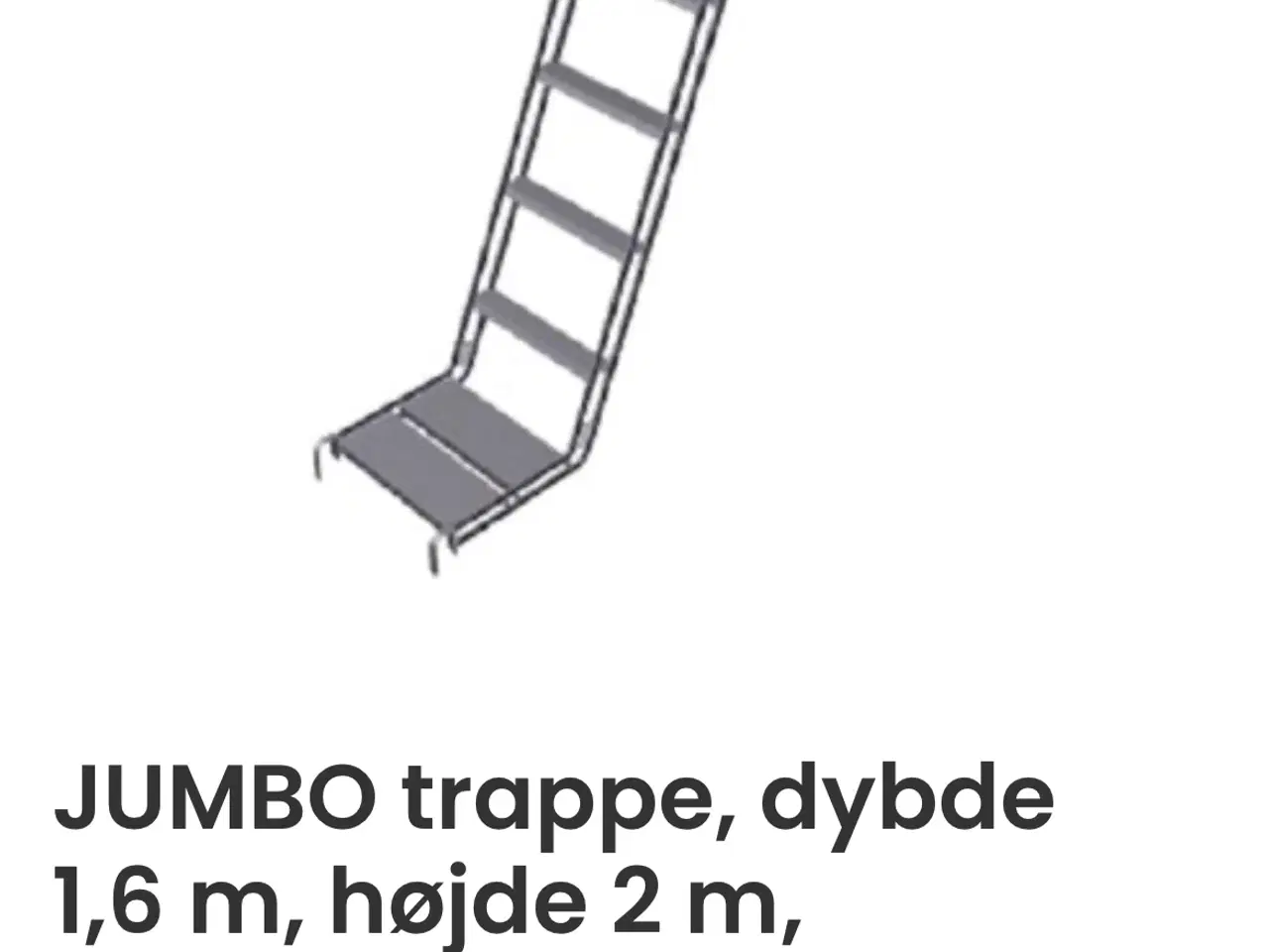 Billede 2 - Trappe til murerstillads