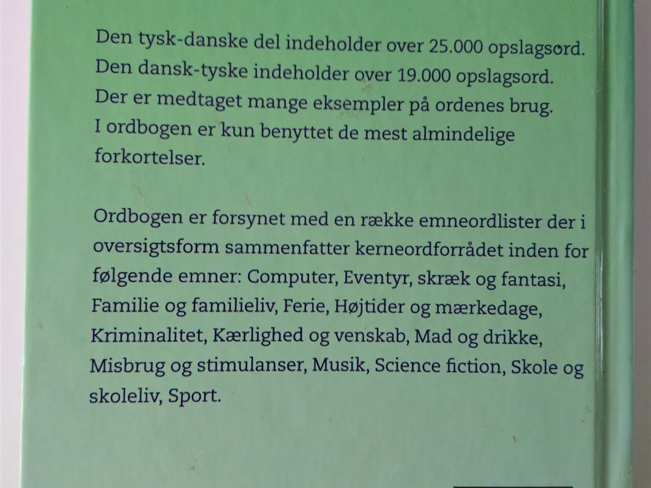 Billede 2 - Skoleordbog - tysk