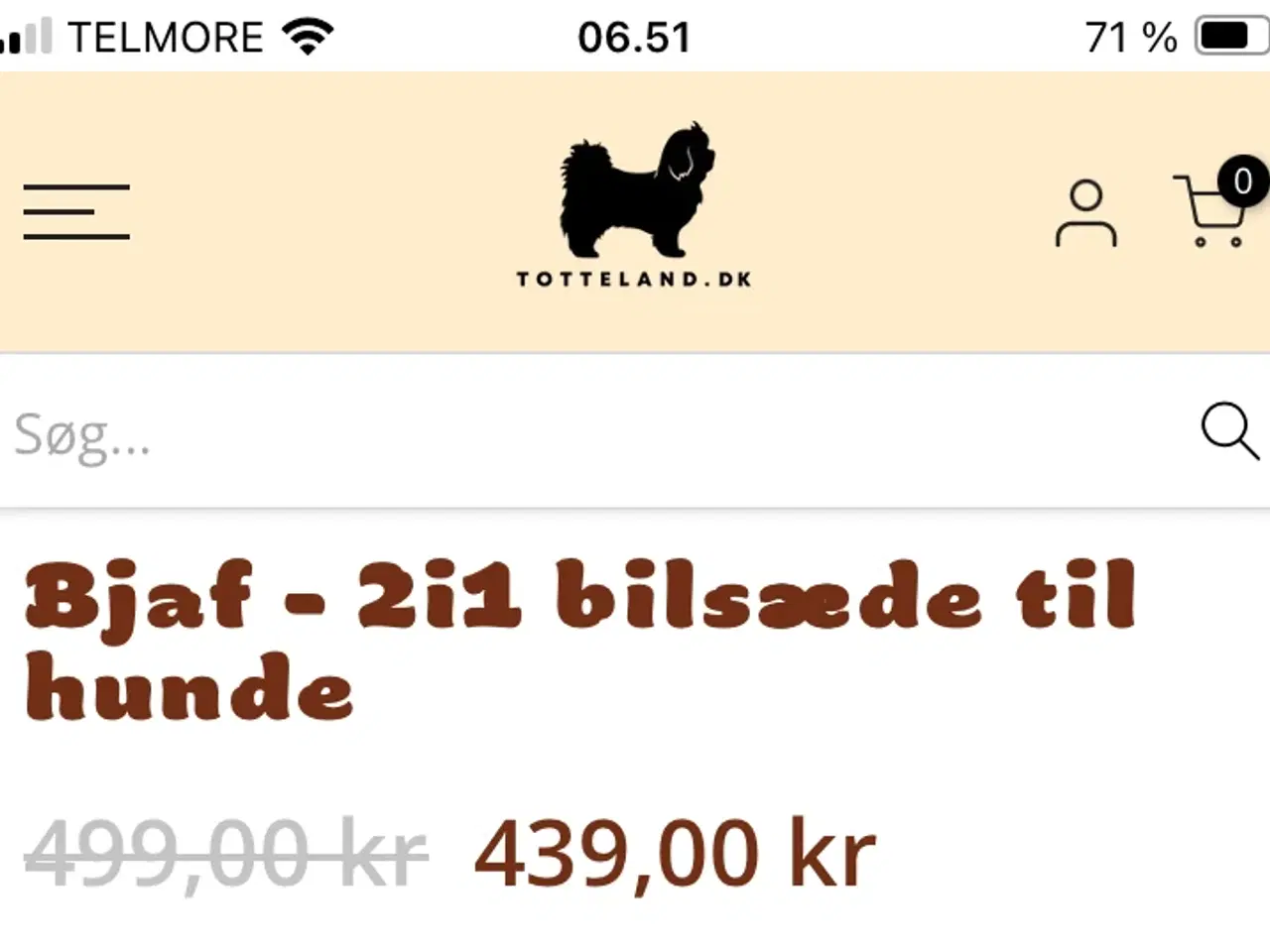 Billede 1 - Taske som bilsæde til hund