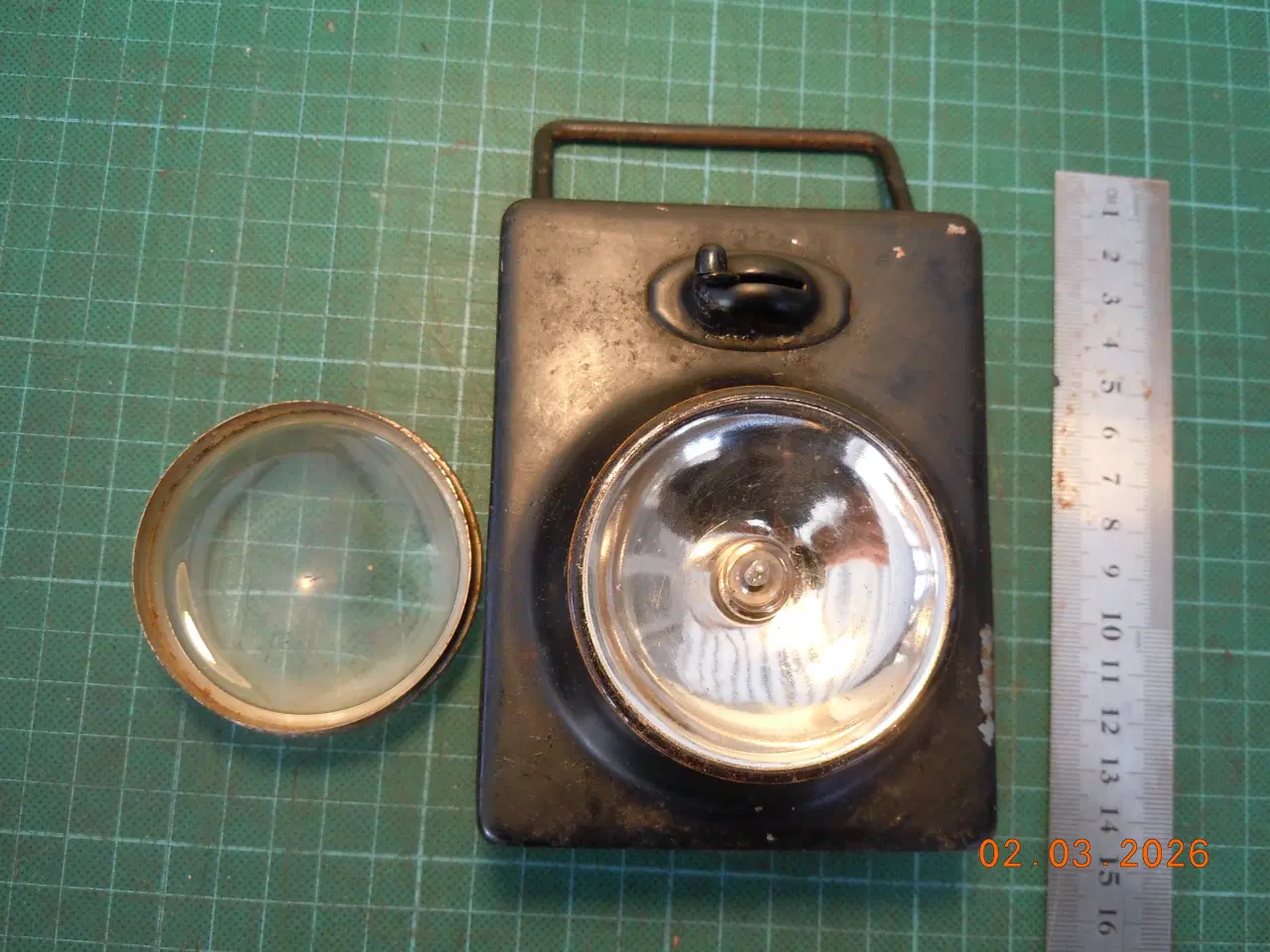 Billede 5 - Pertrix håndlygte/Feltlygte.2. V.K.