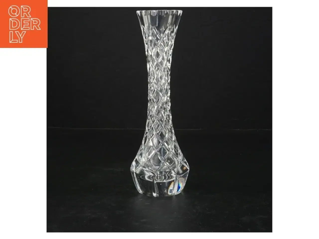 Billede 1 - Krystalvase (str. 21 cm)