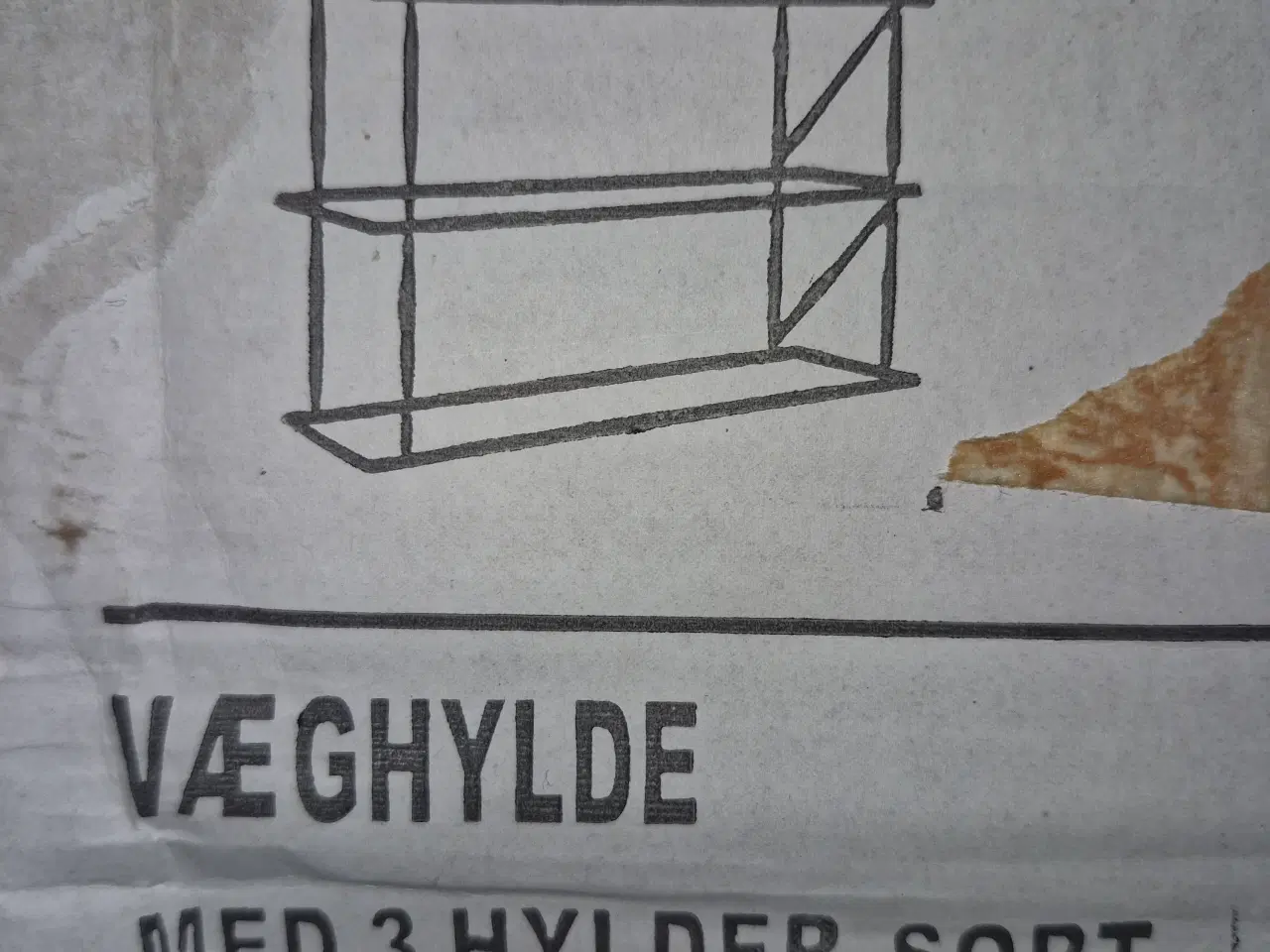 Billede 1 - VÆGHYLDE 3 HYLDER 