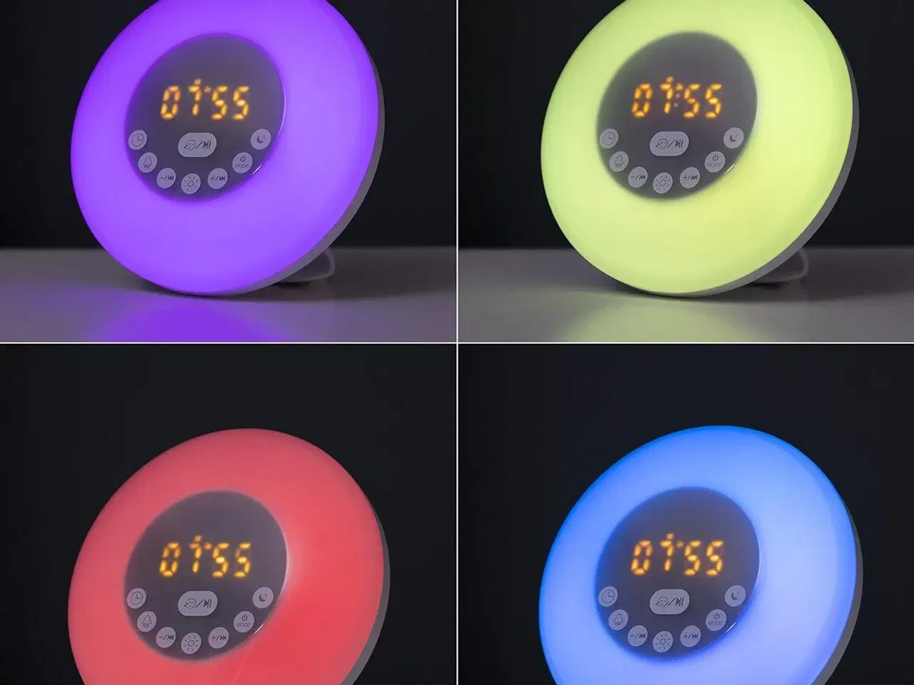 Billede 7 - Sunrilk genopladeligt solopgangsvækkeur med højttaler