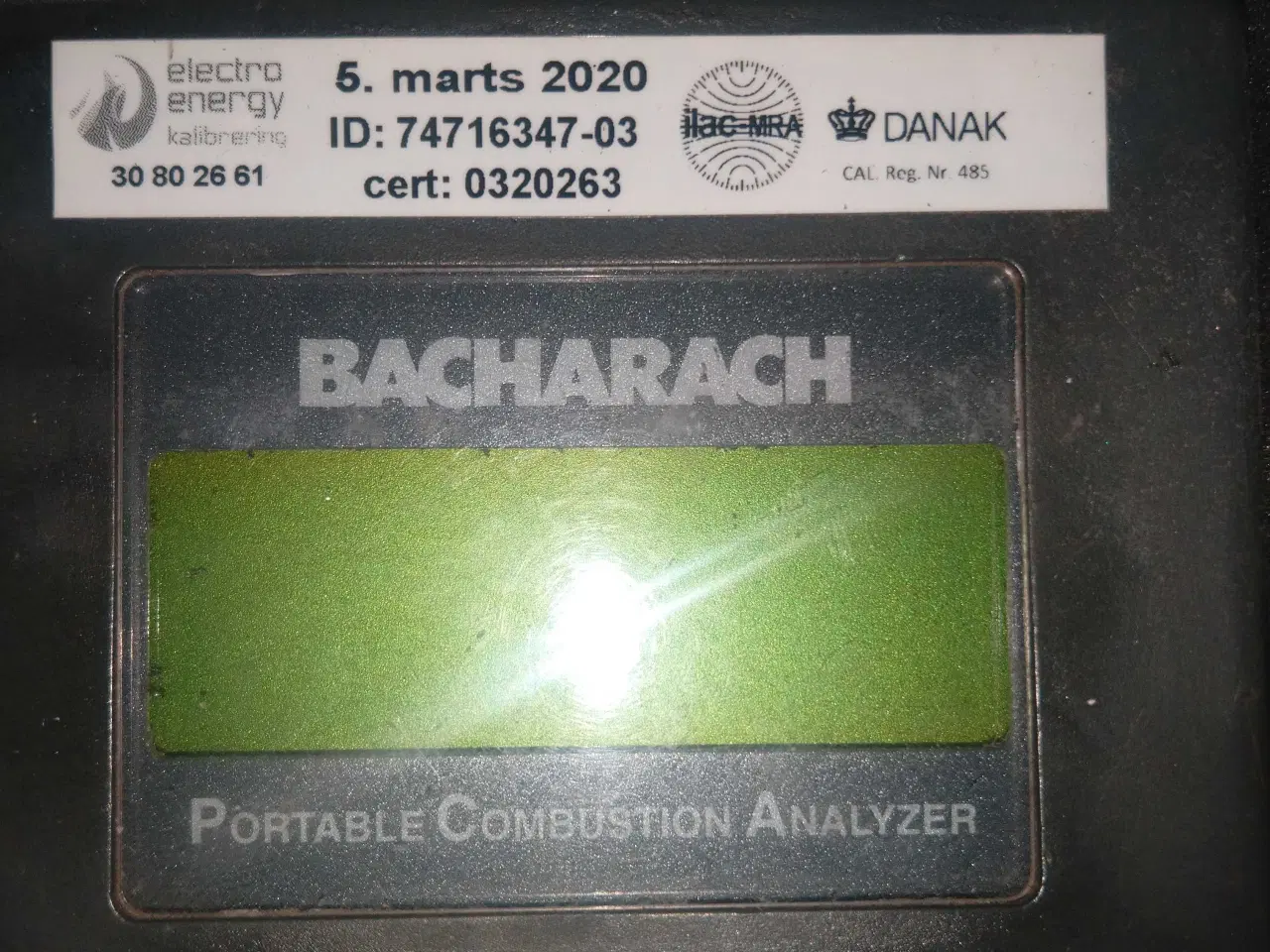 Billede 5 - Røggasmåler. Bacharach. PCA