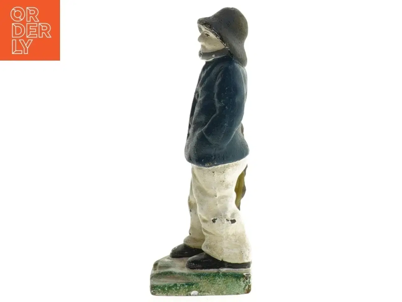 Billede 3 - Støbejernsfigur af fisker (str. 16,5 cm)