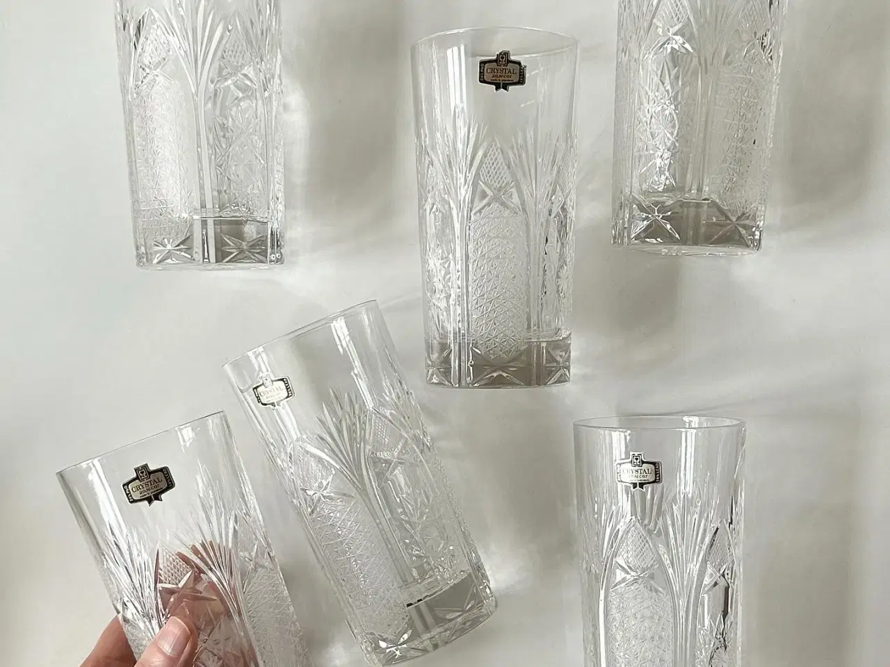 Billede 2 - Highball krystalglas, Jugoslavien, 6 stk samlet