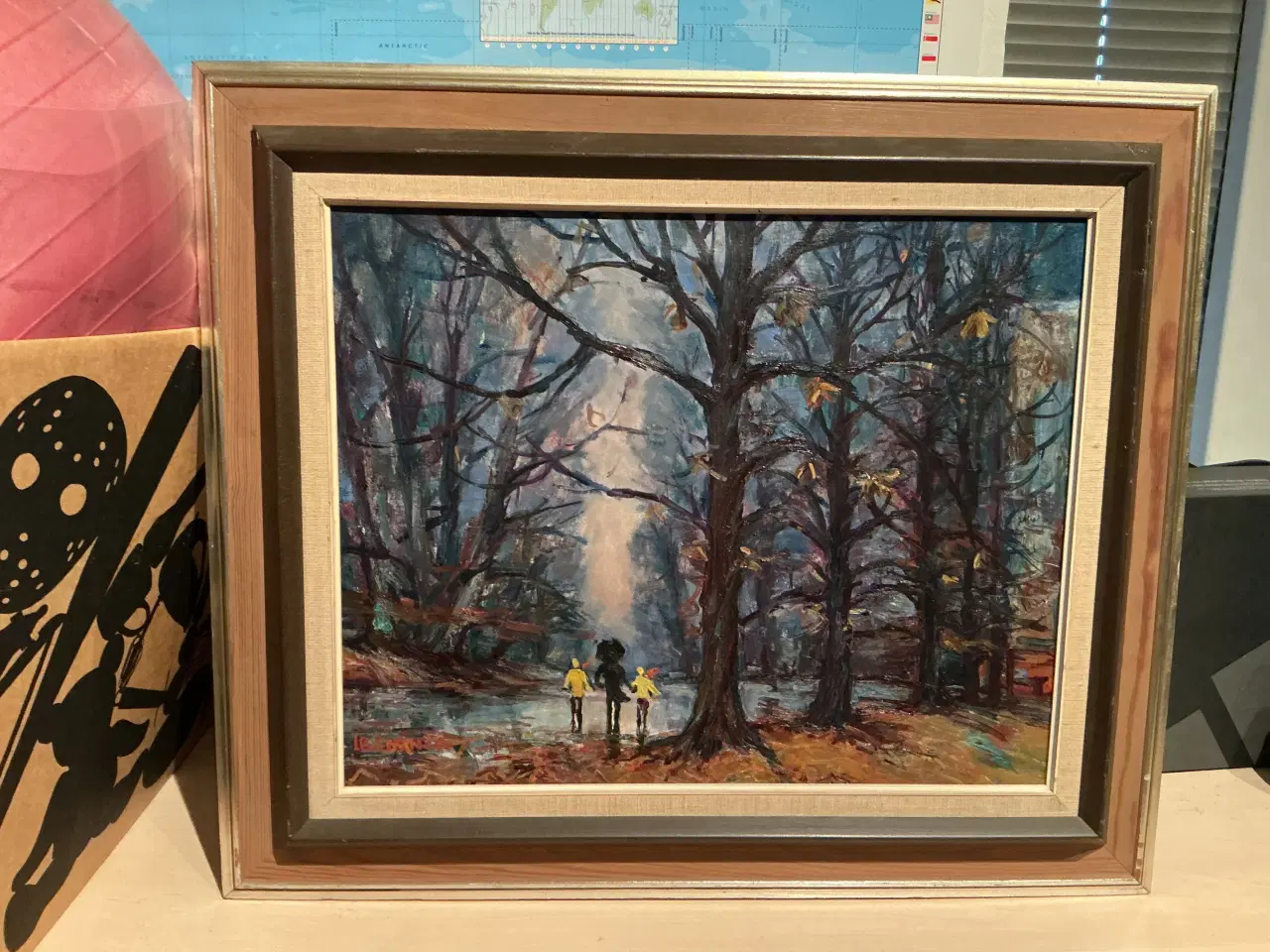 Billede 4 - Ib Eisner maleri-originalt olie på lærred 40 x 50