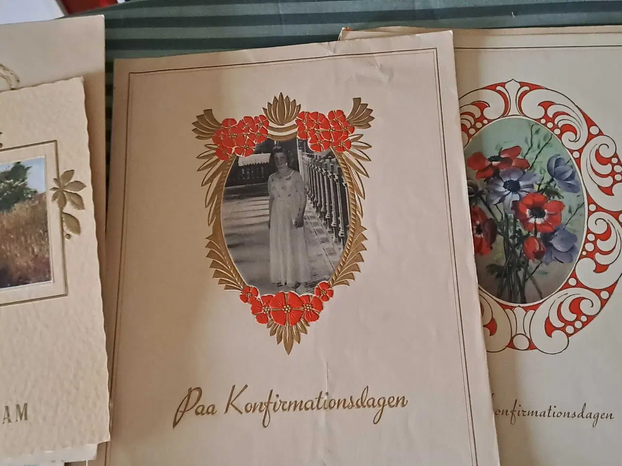 Billede 8 - Gamle bryllups og konfirmations telegrammer 