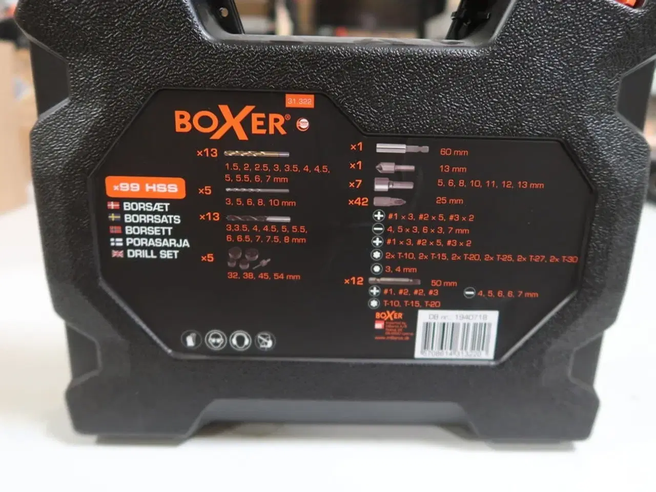 Billede 3 - Boxer Borsæt HSS med bits - 99 dele