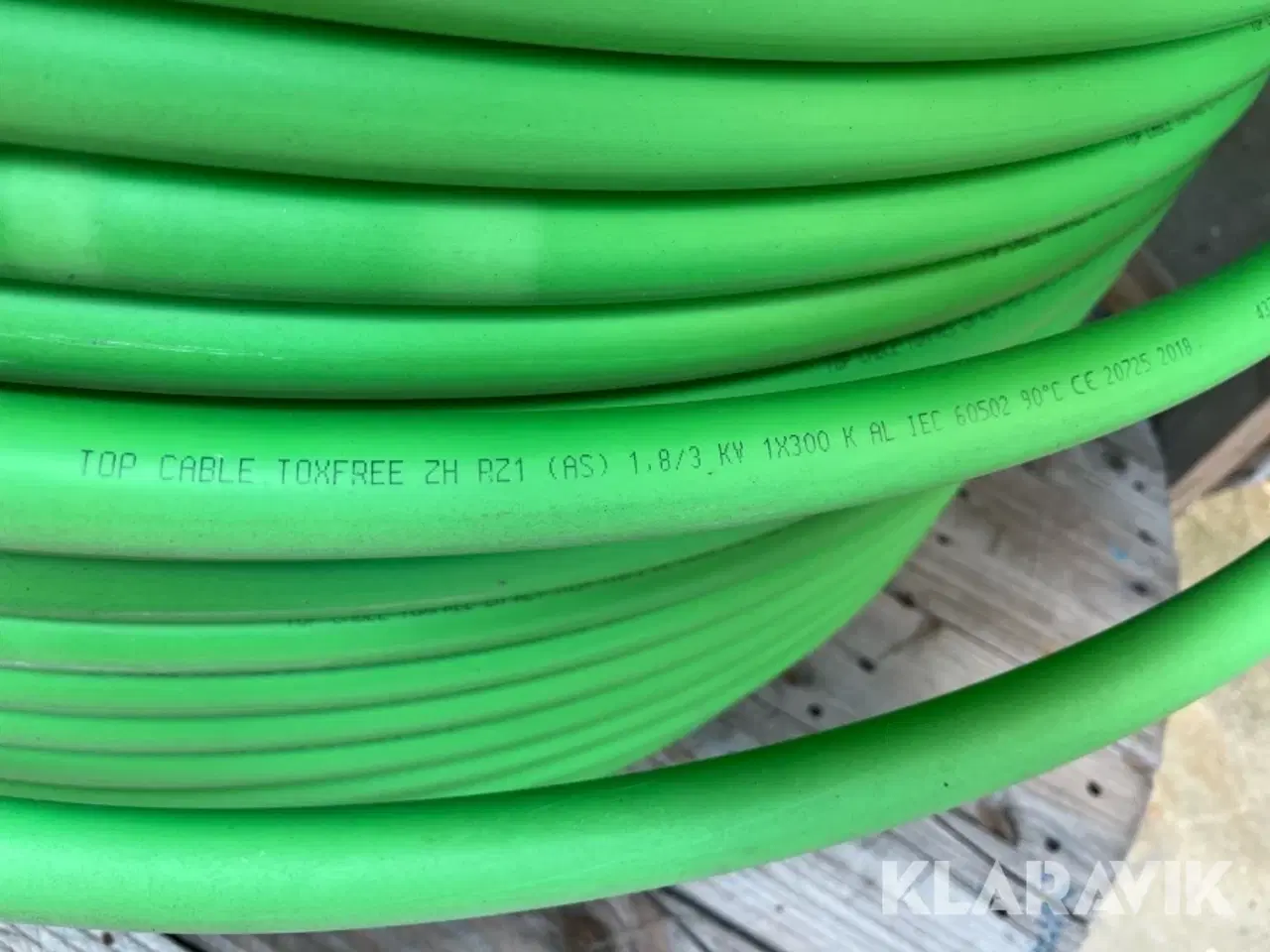 Billede 4 - Kabeltromle med 1 leder kabel - 1x300