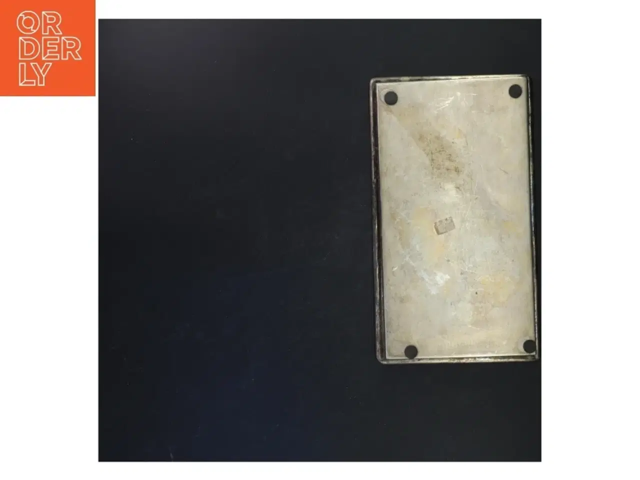 Billede 3 - Rektangulært metalfad (str. 27x17x4 cm)