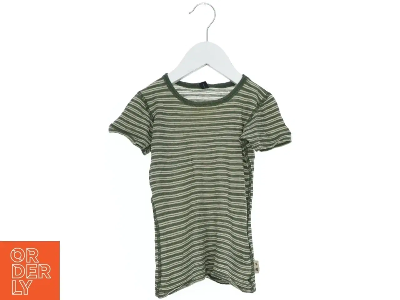 Billede 1 - Stribet merinould T-shirt fra Dilling (str. 98)