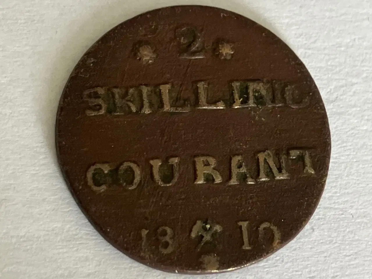 Billede 1 - 2 Skilling 1810 Norway