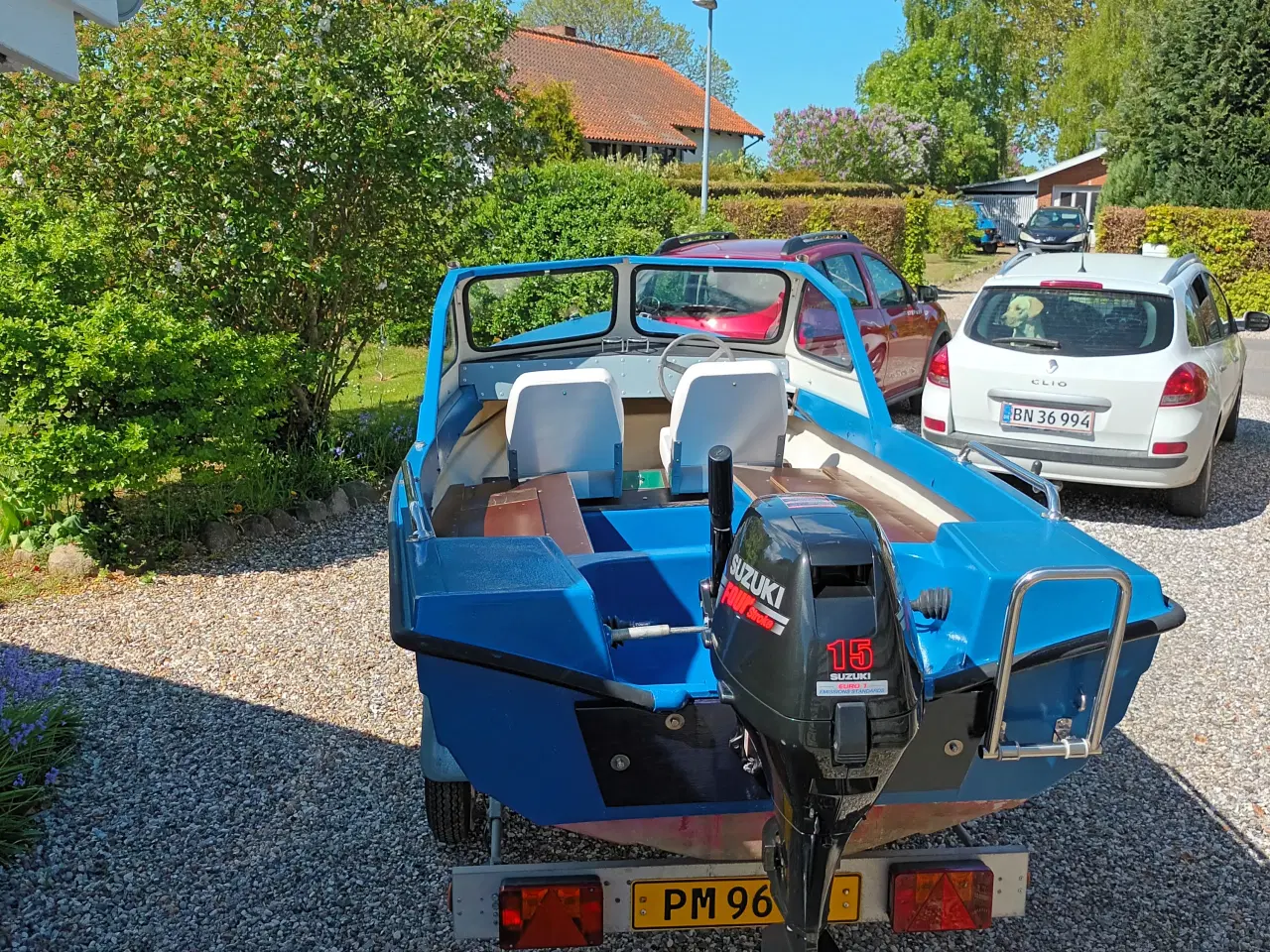 Billede 5 - Nordeck 15 med ratstyring, 15 hk suzuki, trailer.