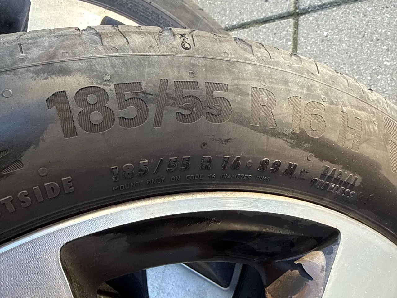 Billede 2 - Sommerdæk på alufælge