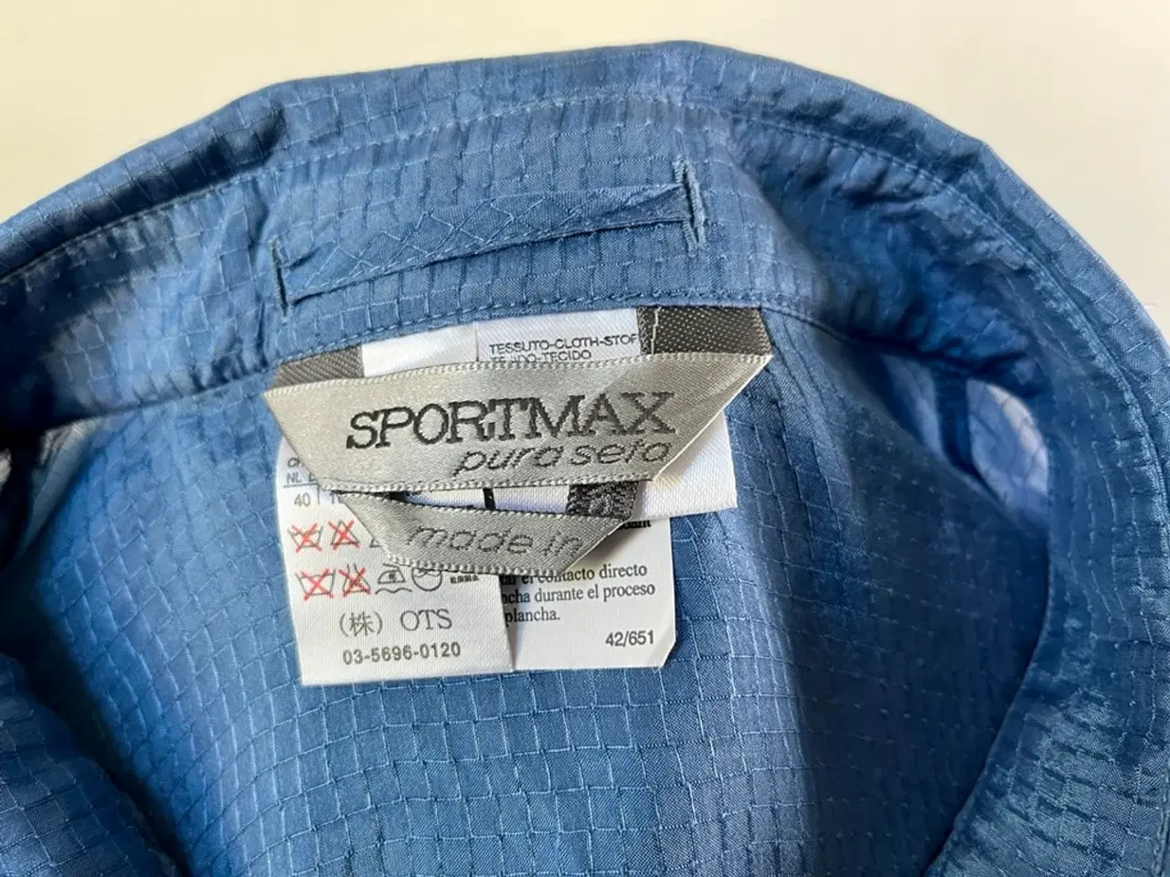 Billede 5 - SportMax, silkeskjorte, str 40