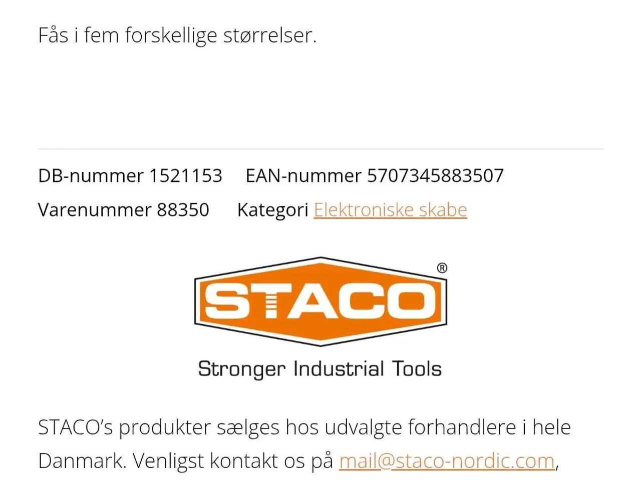 Billede 4 - Staco værdiskab XS