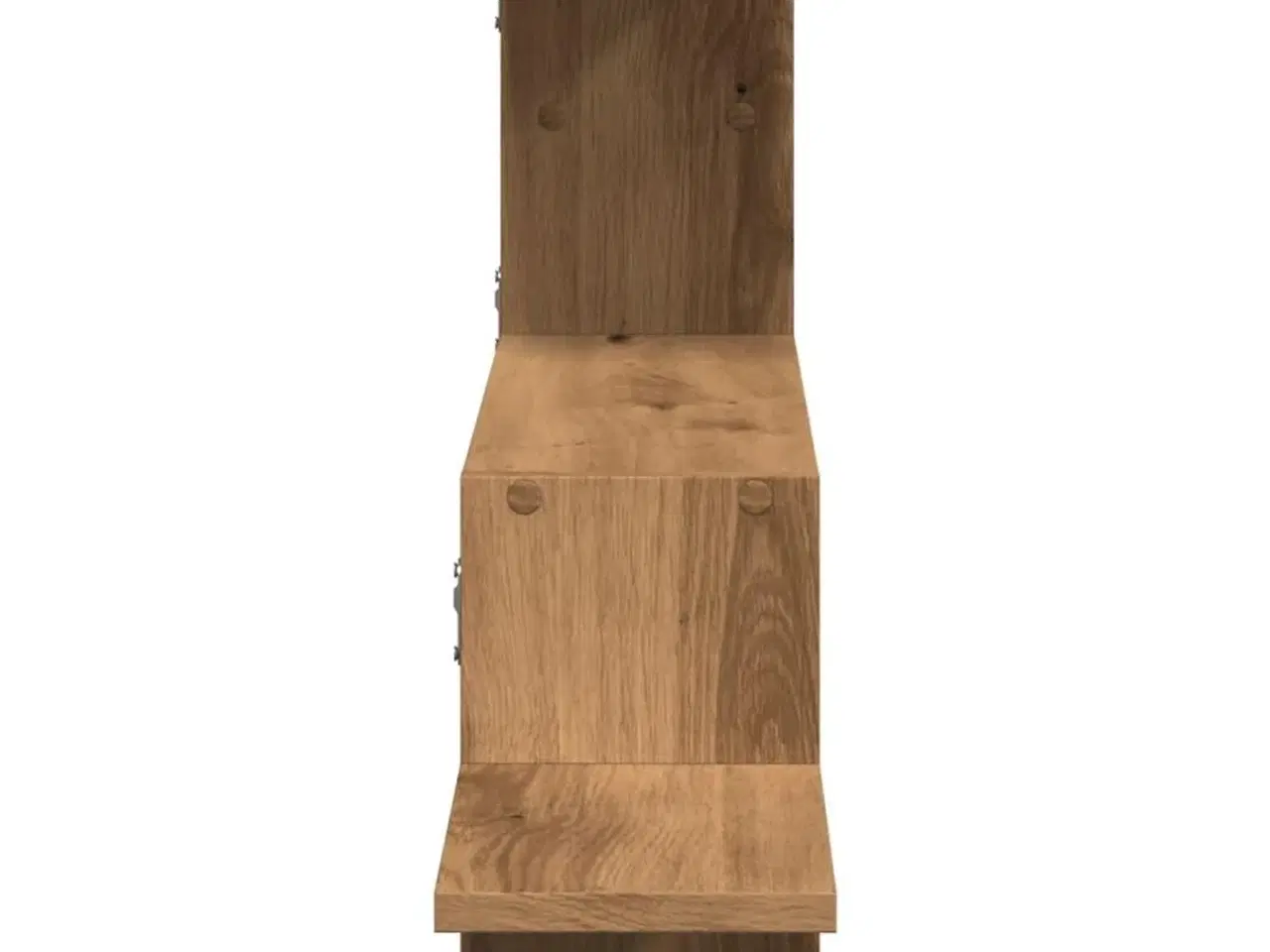 Billede 5 - Væghængt 104x15x49 cm konstrueret træ egetræsfarve
