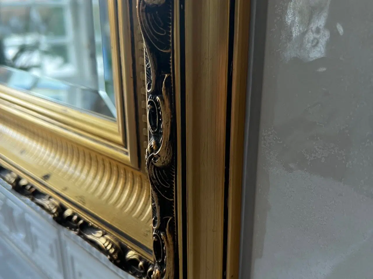 Billede 5 - Spejl med guldramme