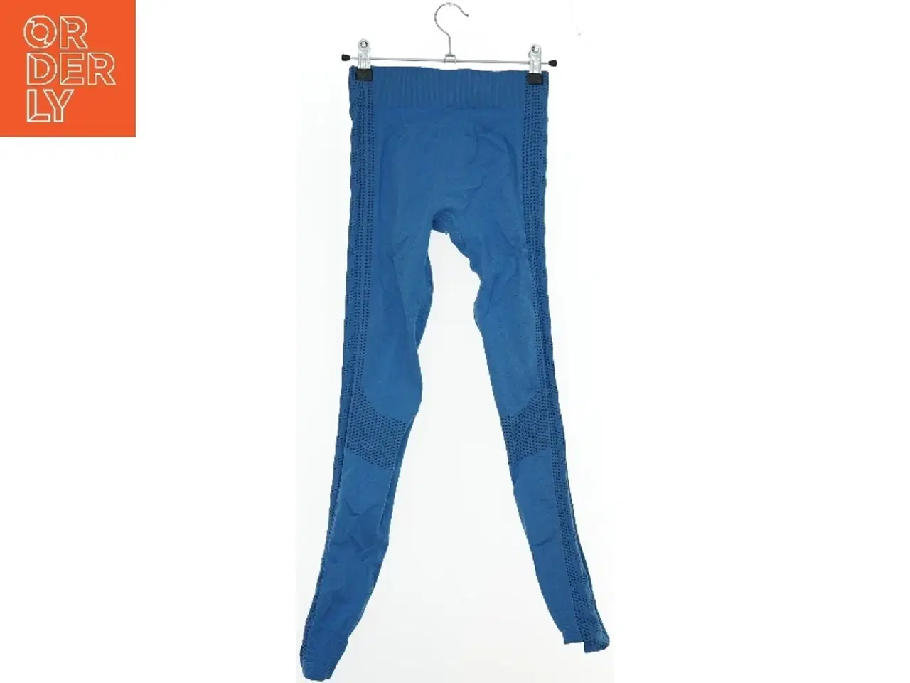 Billede 2 - Lange blå leggings fra Hummel (str. S)