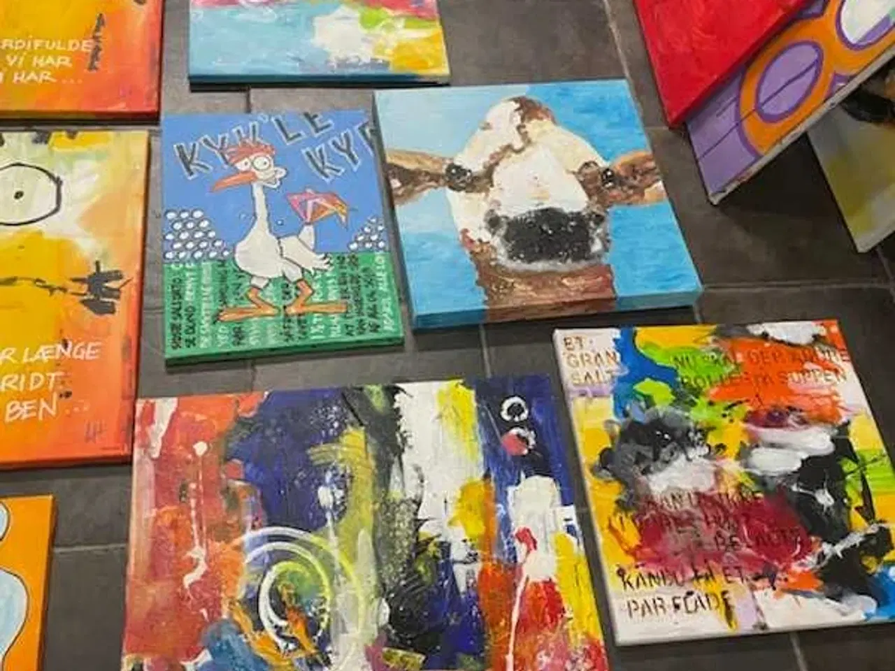 Billede 5 - AKRYL MALERIER SØGER NYE VÆGGE