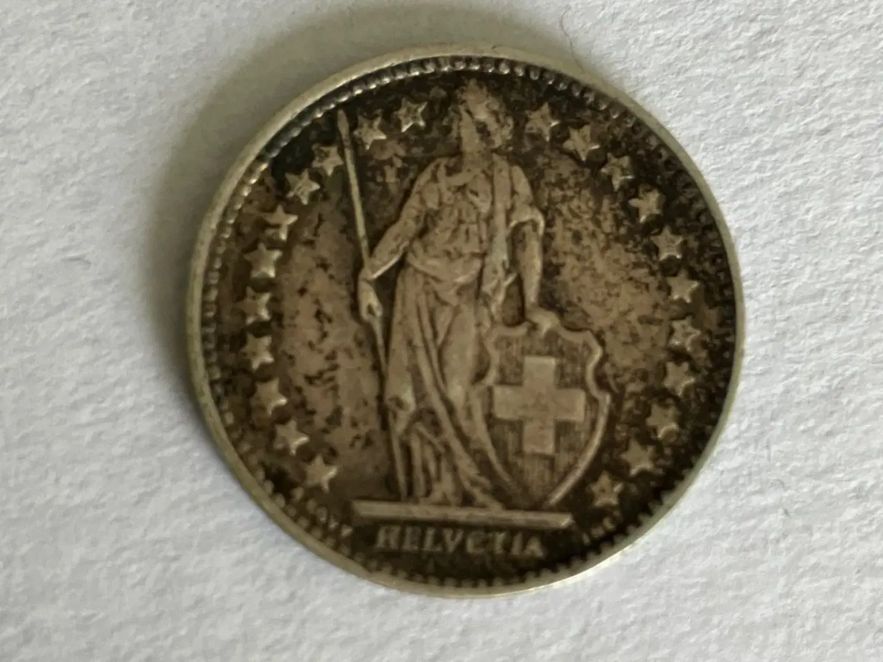 Billede 2 - 1/2 Franc Switzerland 1914