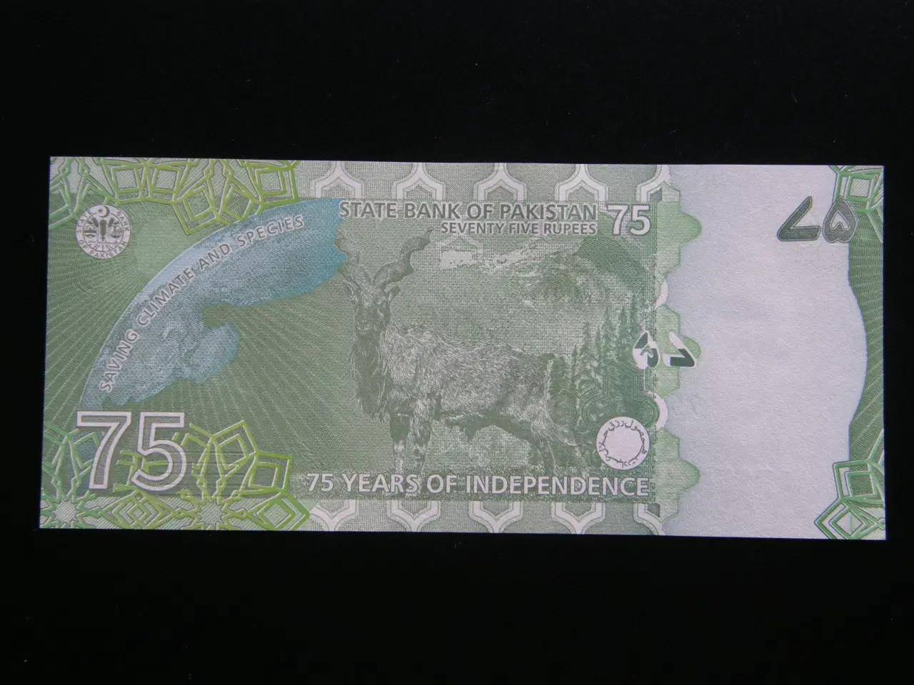 Billede 2 - Pakistan  75 Rupees  2022  Unc.