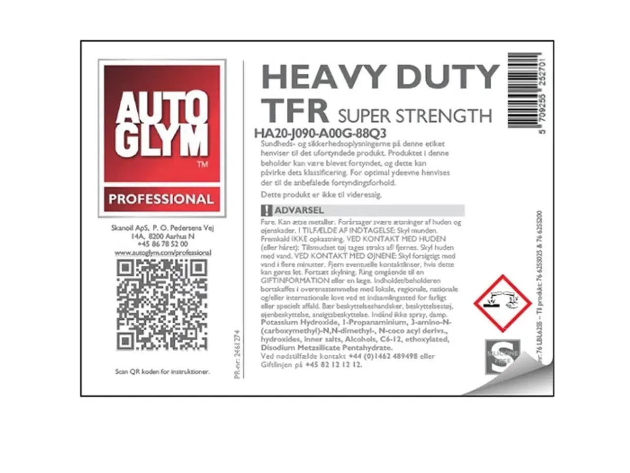 Billede 1 - Label Autoglym Heavy Duty TFR SuperStrength