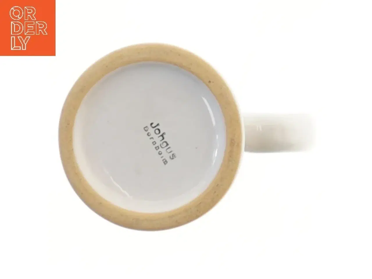 Billede 3 - Keramikkrus med Bornholm motiv fra Johgus (str. Ø 6,5 cm længde 8 cm)