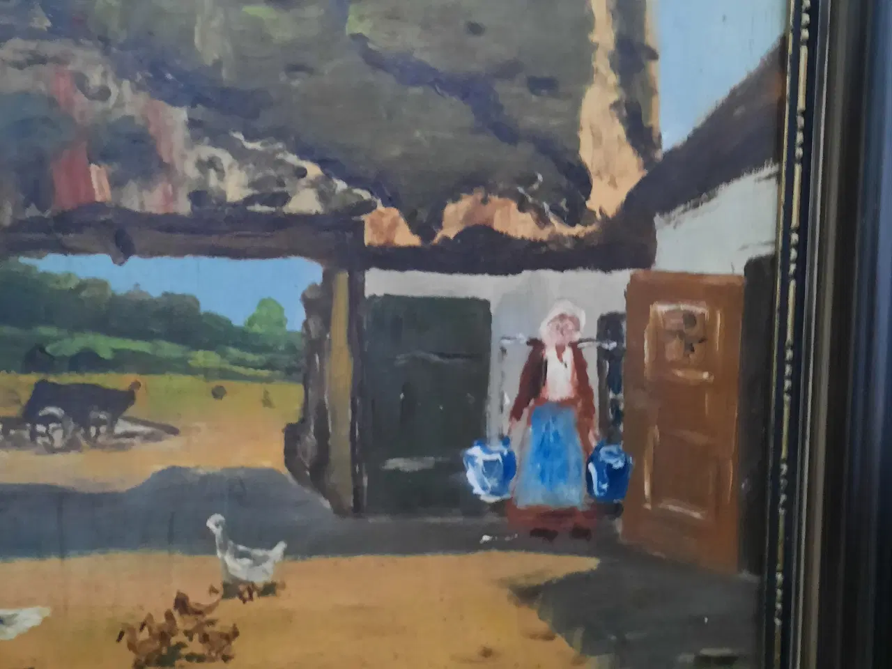 Billede 3 - Oliemaleri. Ramme st. 80 X 60 cm