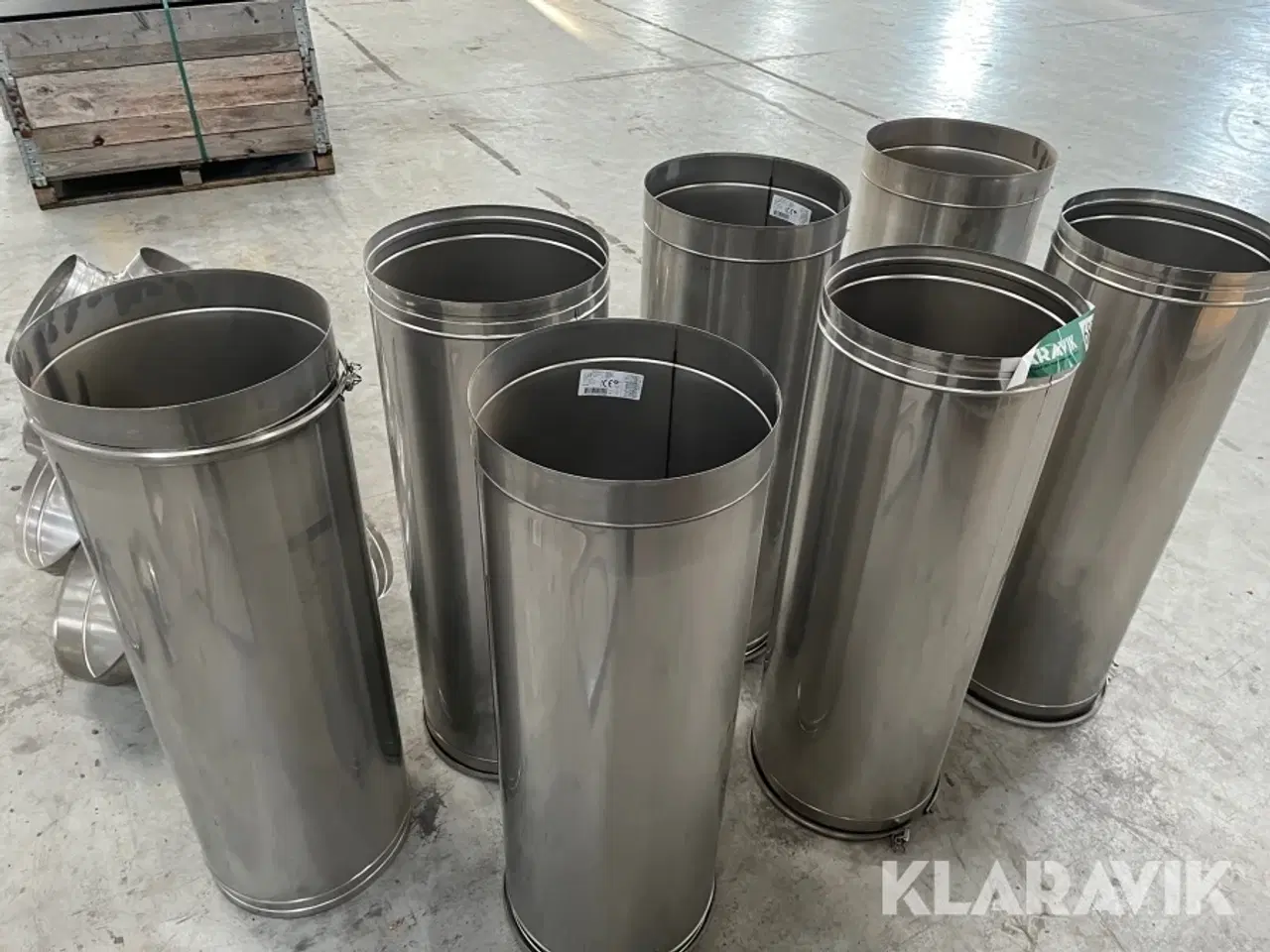 Billede 2 - Rustfri skorsten Schiedel 350mm