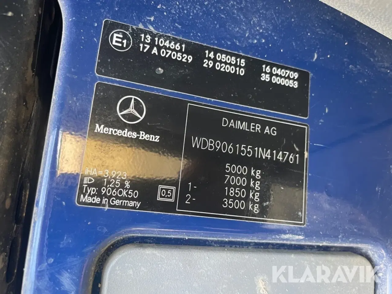 Billede 12 - Varebil Mercedes-Benz Sprinter