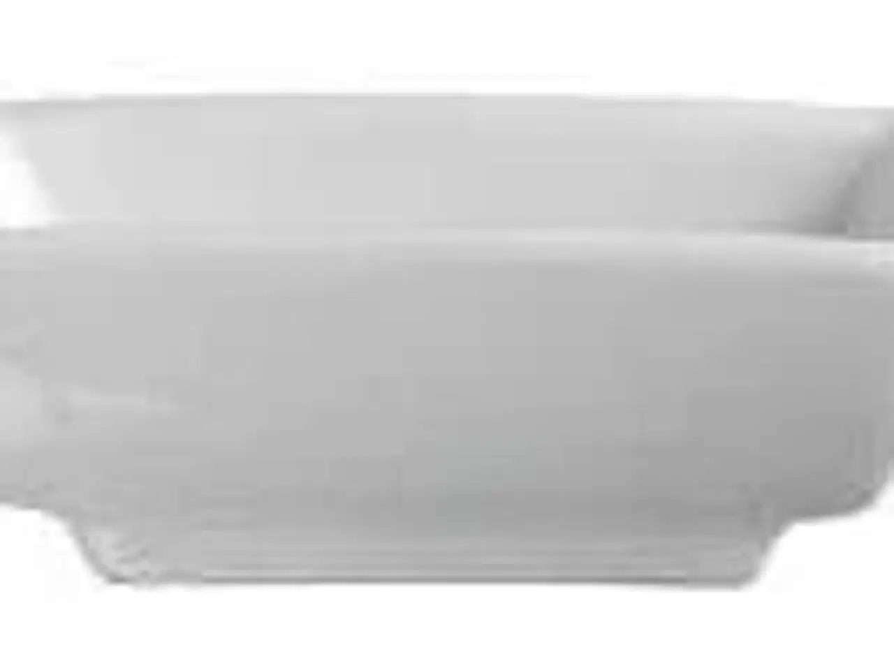 Billede 1 - 216 stk. Skål rektangulær B75 x D60 mm hvid porcelæn