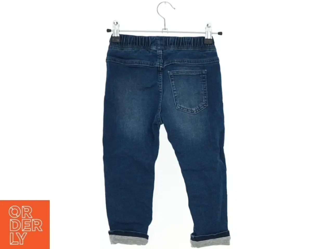 Billede 2 - Lined Børnejeans med elastik i taljen (str. 104)