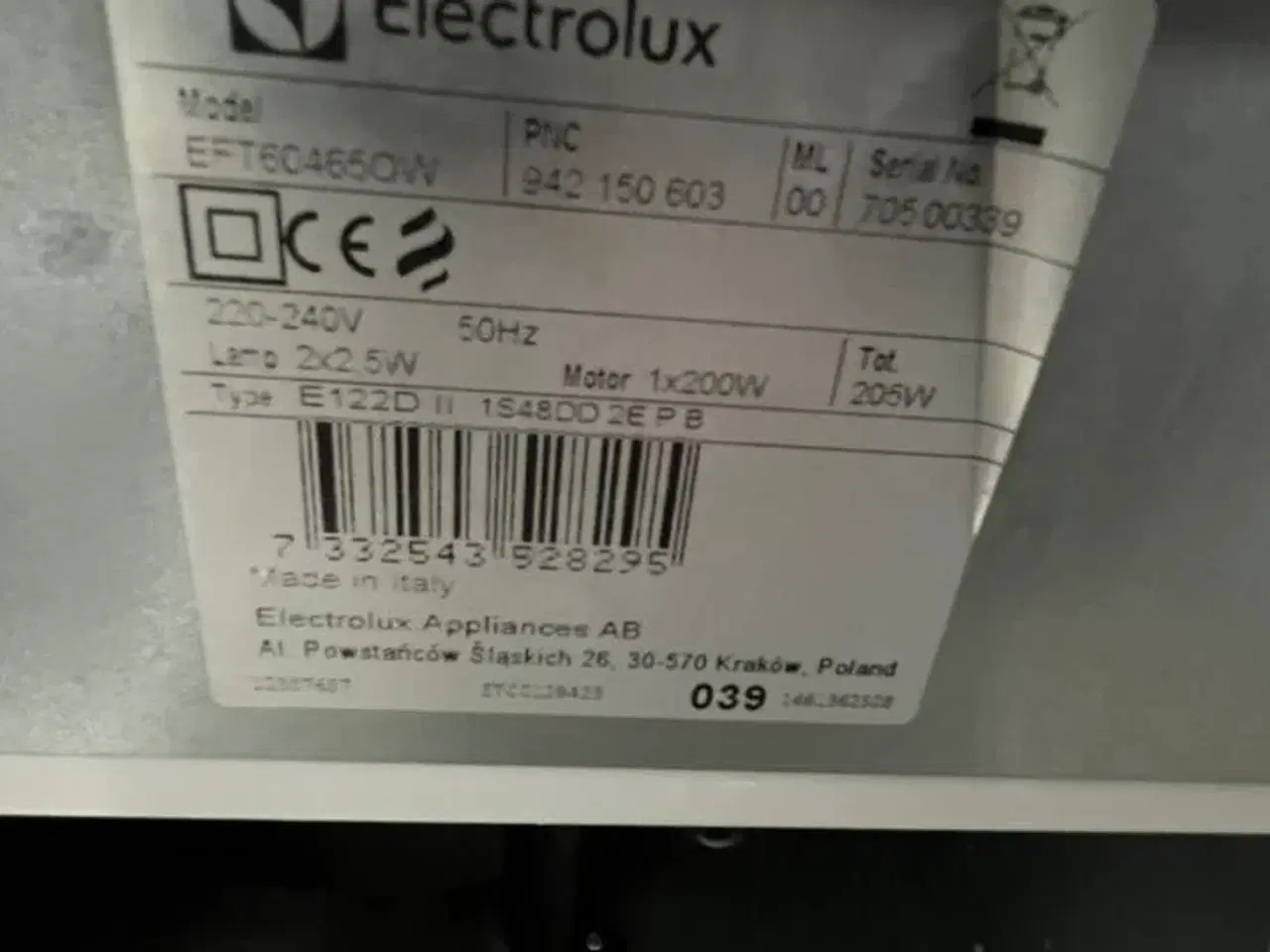 Billede 5 - Emhætte, demo ELECTROLUX