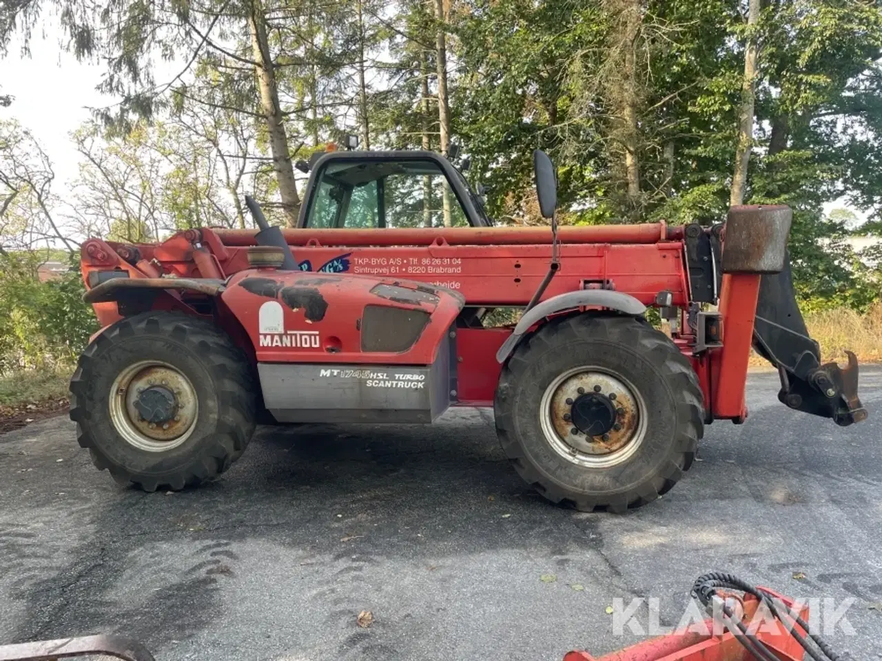 Billede 4 - Teleskoplæsser Manitou MT1745HSL med tilbehør