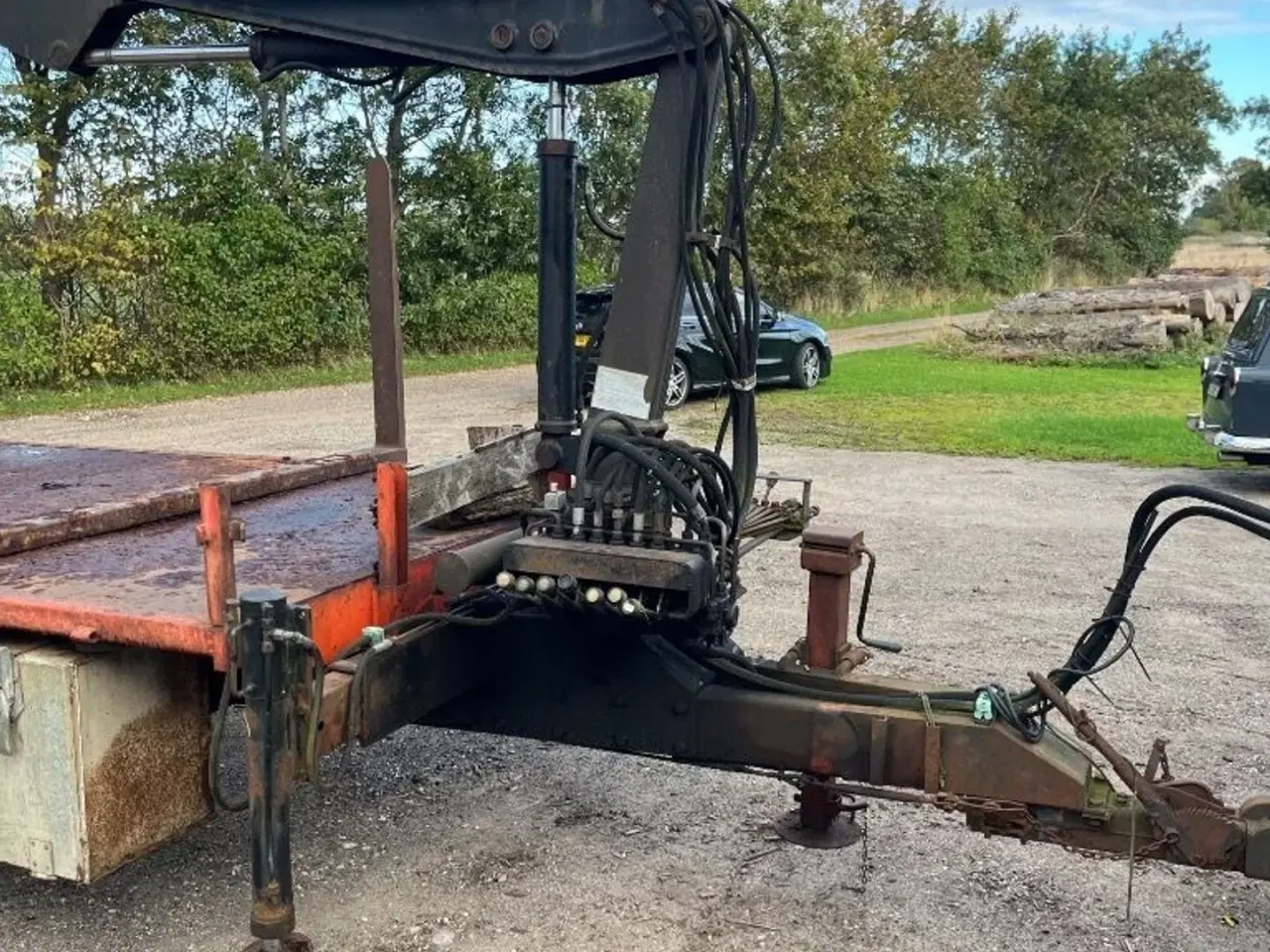 Billede 2 - Peitz AVE 57 Tømmertrailer med HIAB kran