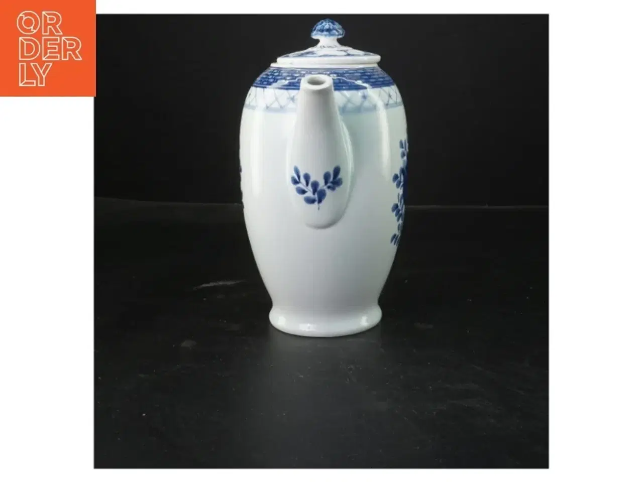 Billede 2 - Porcelænstekande med blå mønster fra Royal Copenhagen (str. 21 cm)