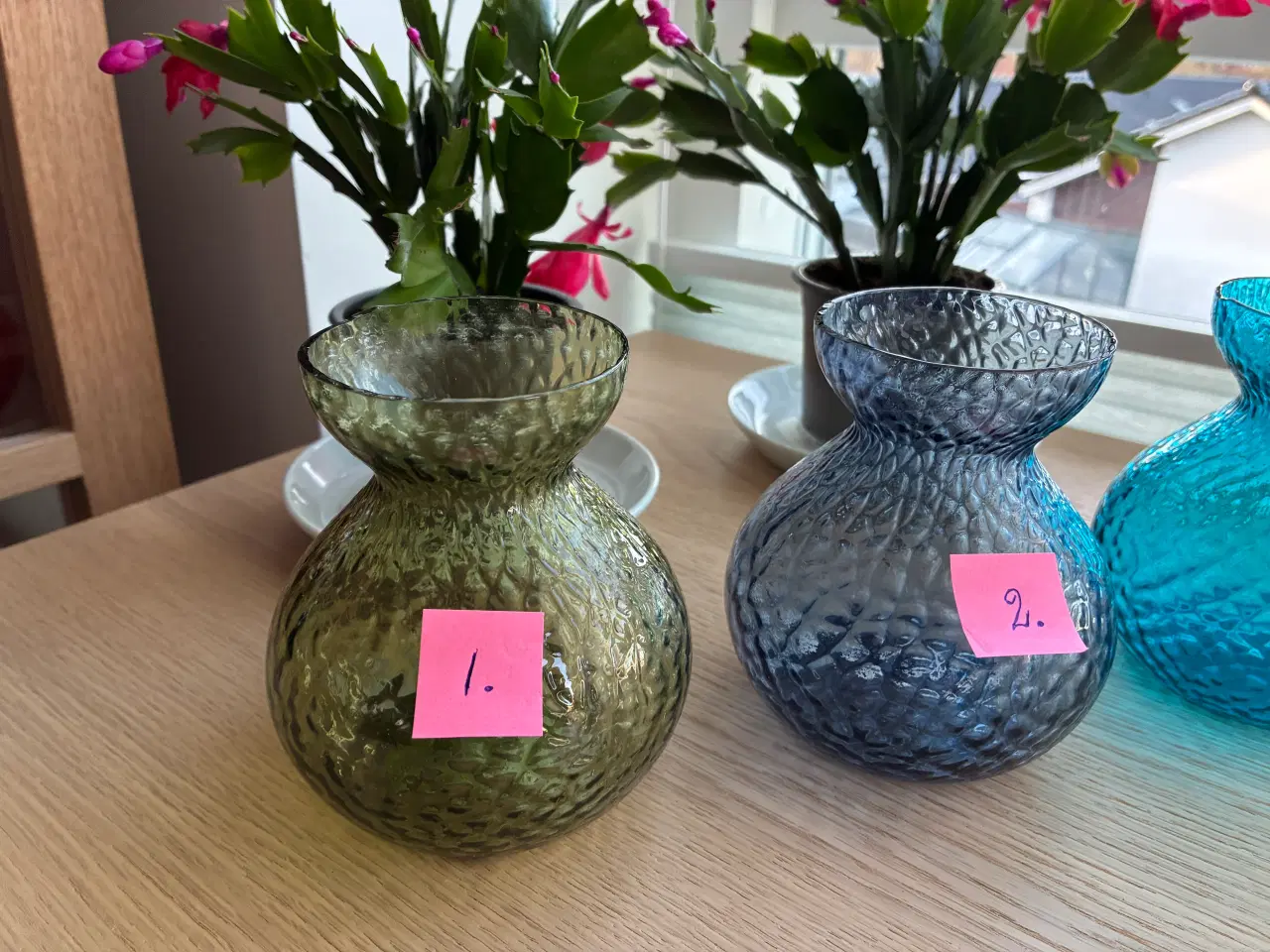 Billede 4 - Hyacintglas fra Holmegaard - 4 stk., Flotte!