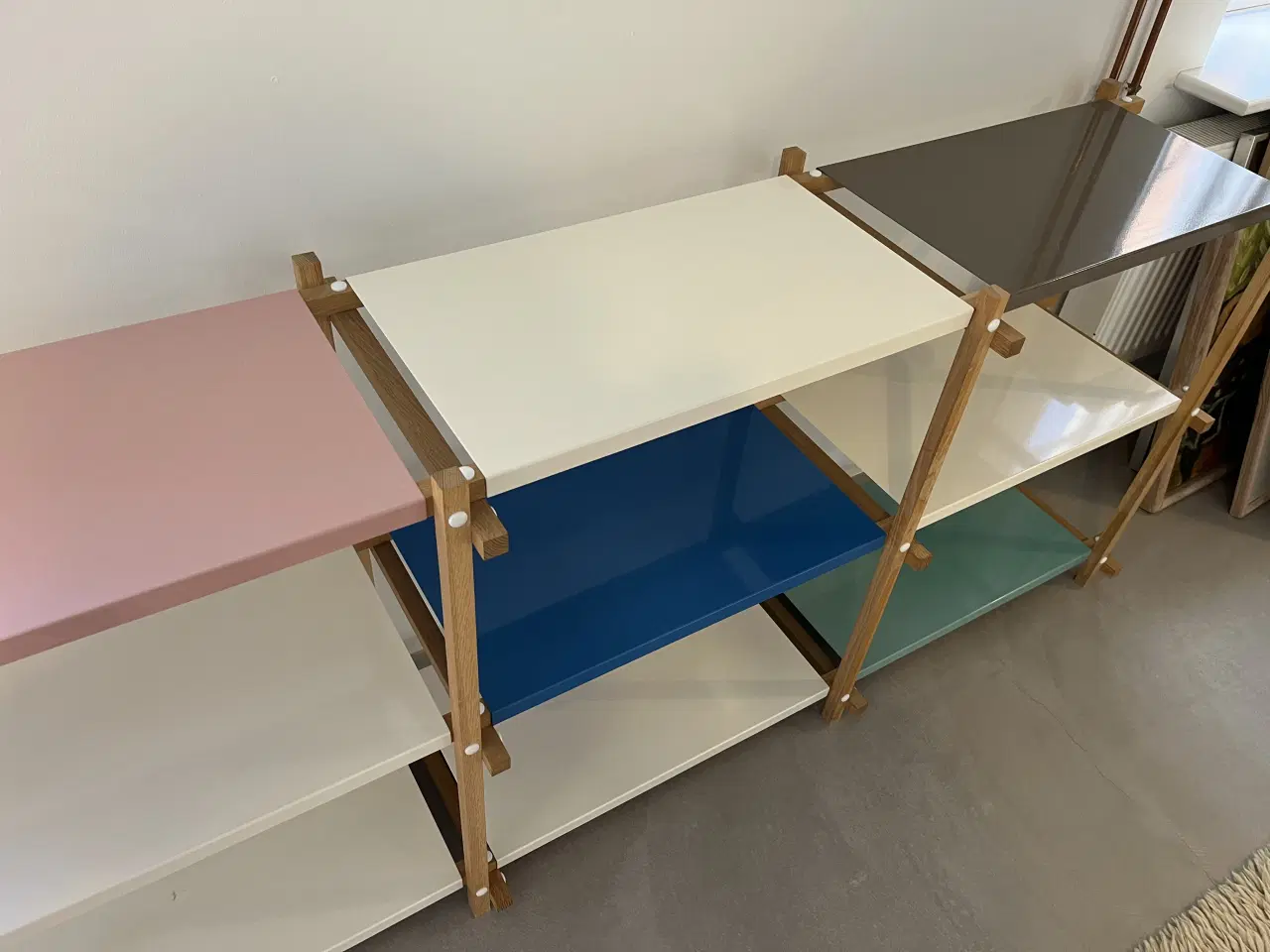 Billede 2 - HAY Woody Shelving Soaped Oak Frame Unit