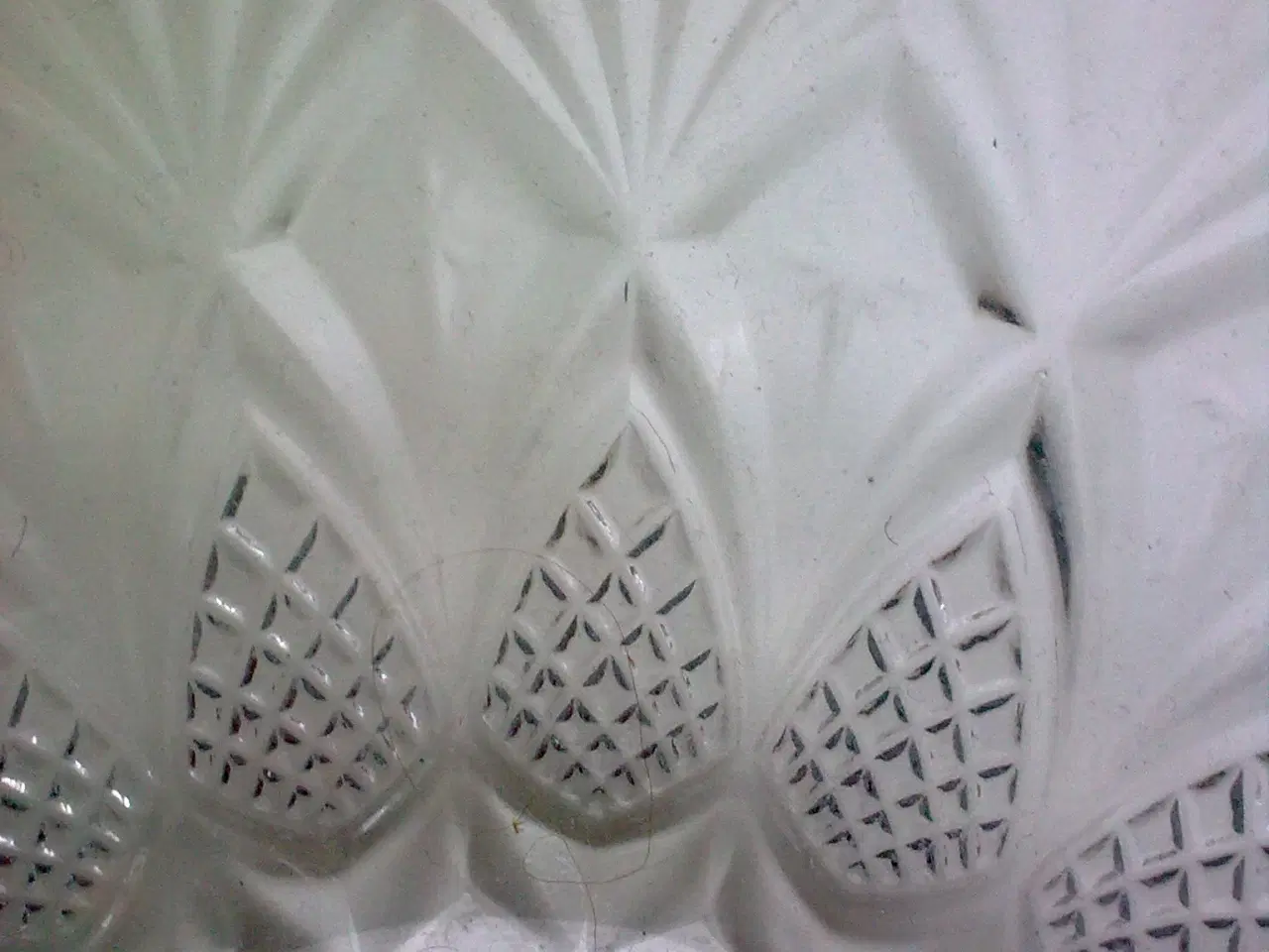 Billede 10 - Ananas asiet og skål i glas vintage 2 DELE