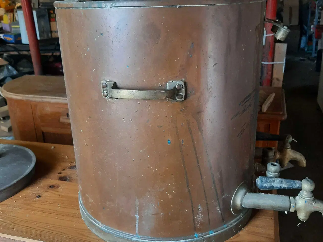 Billede 2 - Kaffemaskine i kobber 