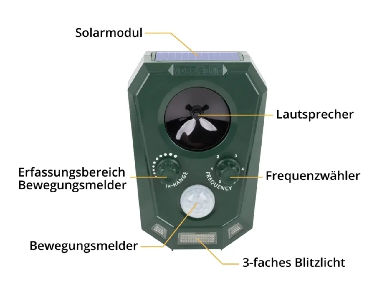 Billede 4 - Voss.sonic 2200 solar dyreafskrækker 