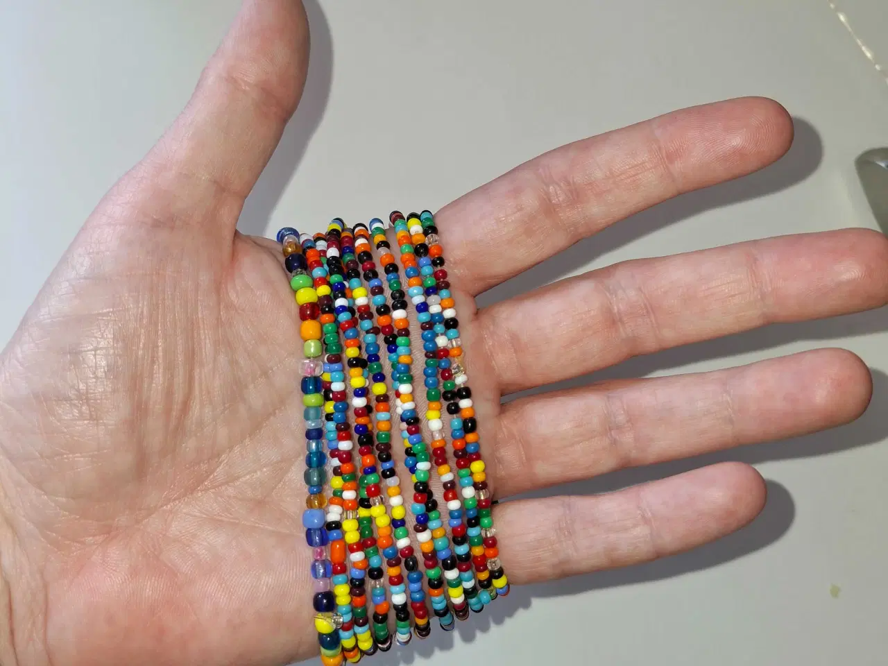 Billede 7 - Perler/348 g. - grøndlandske,glas,porcelæn,plast