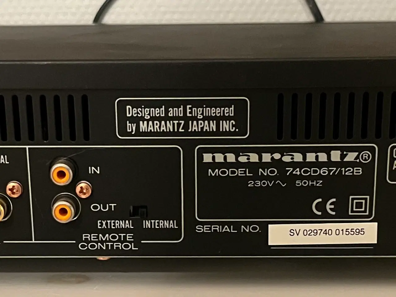 Billede 2 - Marantz CD-spiller 67SE Special edition