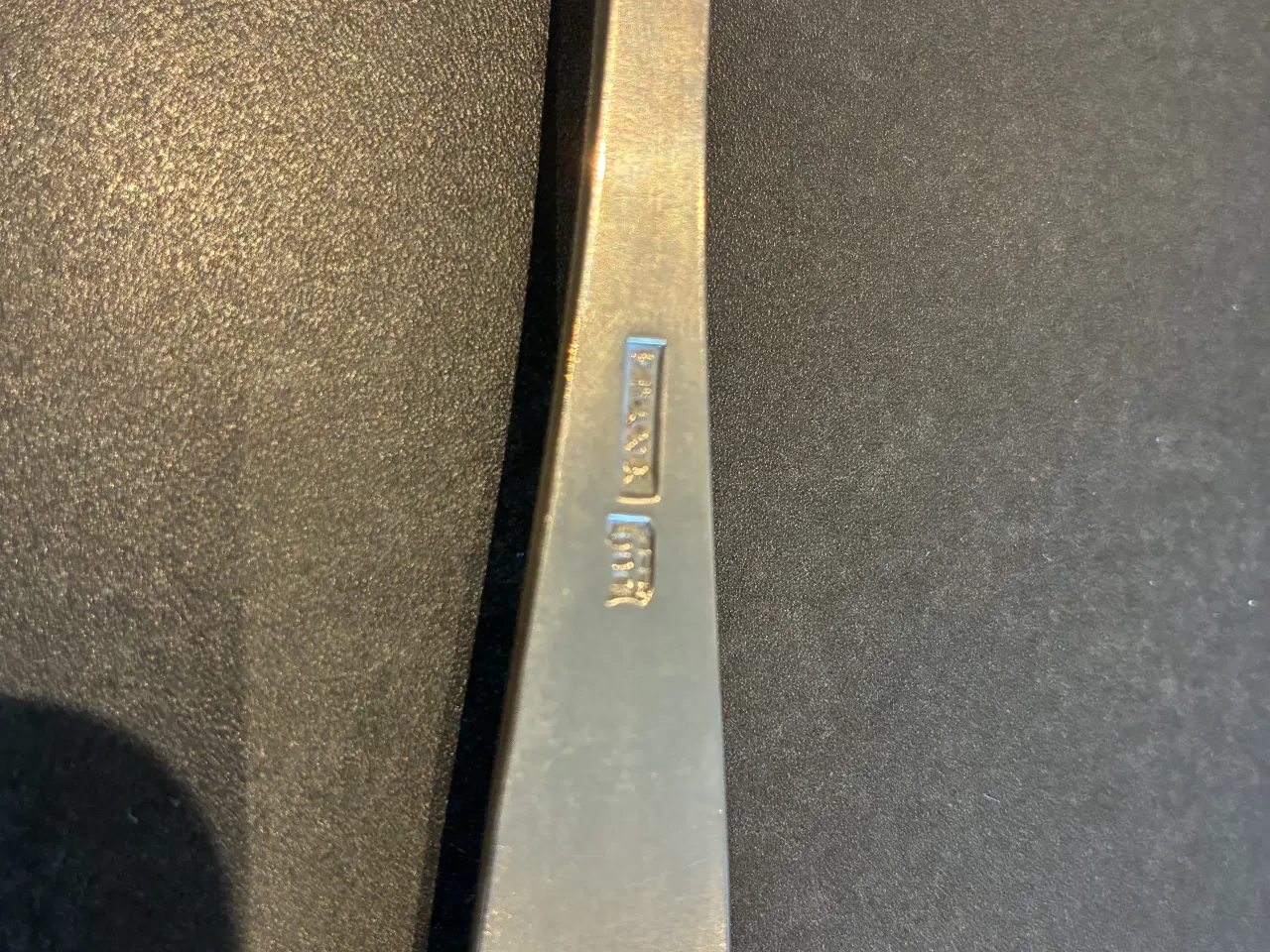 Billede 3 - Gammel dobbelriflet potageske i sølv